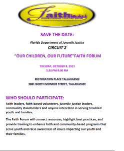 Faith Forum Flyer